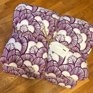 Pottery Barn Teen Purple and White Comforter